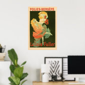 Affiche vintage des Folies-Bergere (Bureau à domicile)