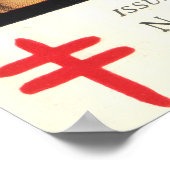 Affiche vintage des infirmières en santé publique, (Coin)