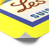 affiche vintage des sports d'hiver (Coin)