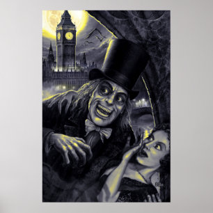 Affiche vintage d'horreur de London After Midnight