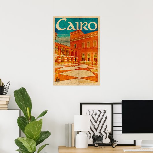 Affiche vintage du Caire (Bureau à domicile)