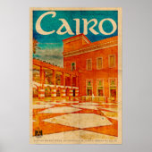 Affiche vintage du Caire (Devant)