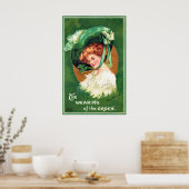 Affiche vintage du port du vert (Cuisine)