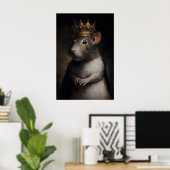 Affiche vintage du roi des rats, impression d'affi (Bureau à domicile)