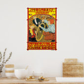 Affiche vintage en néerlandais (Cuisine)