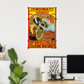 Affiche vintage en néerlandais (Bureau à domicile)