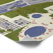 affiche vintage Florida Travel, Retro Illustration (Coin)