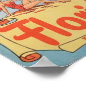affiche vintage Floride (Coin)