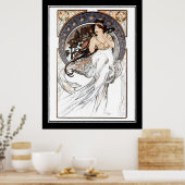 Affiche vintage française Alphonse Mucha (Cuisine)