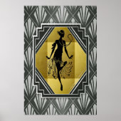 Affiche vintage garçonne (Devant)