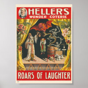 Affiche vintage Hellers Wonder Coterie
