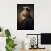 Affiche Vintage Marin Capybara, Impression d'art P (Bureau à domicile)