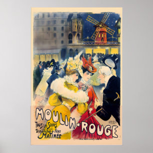 Affiche Vintage Moulin Rouge – Théâtre de Paris