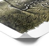 affiche vintage originale d'invasion alien 28"×20" (Coin)