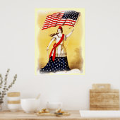 Affiche Vintage patriotique "toujours virulente" (Cuisine)