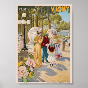 Affiche vintage PLM Vichy France 1899