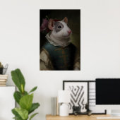 Affiche Vintage Rat Gothique, Impression d'Art, Ma (Bureau à domicile)