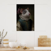 Affiche Vintage Rat Gothique, Impression d'Art, Ma (Cuisine)