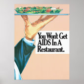 Affiche vintage rétro de sensibilisation à la sant (Devant)