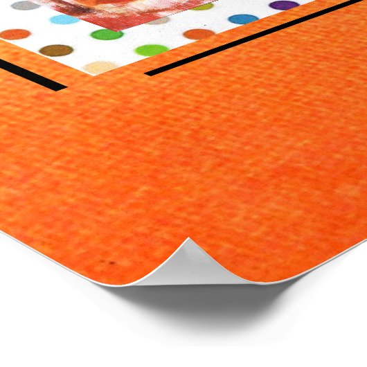 affiche vintage style Peter Max (Coin)