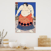 Affiche vintage Sumler Wrestler (Cuisine)