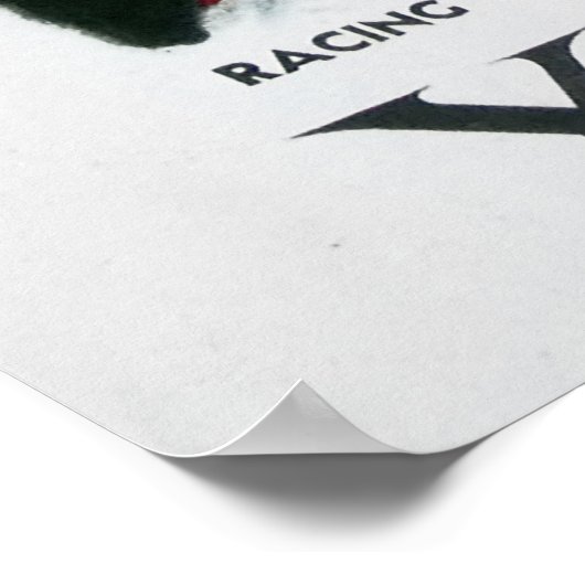 Affiche vintage sur l'essence, 1939. (Coin)