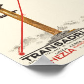 Affiche vintage Transadriatica Italie 1925 (Coin)