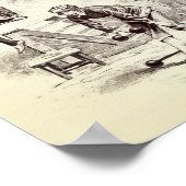 Affiche vintage victorienne (Coin)