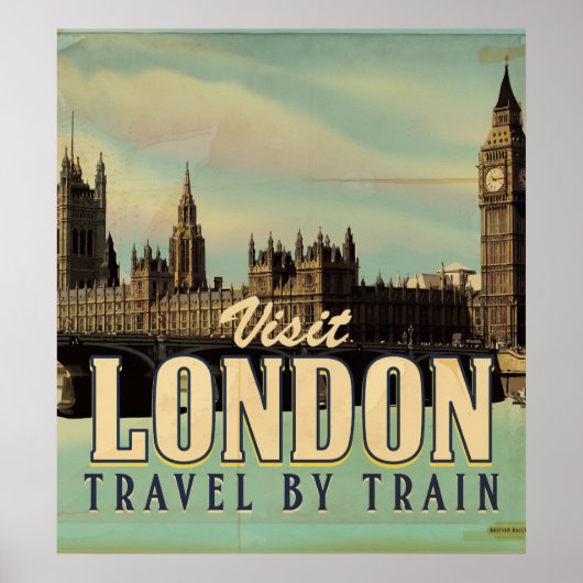 Affiche vintage Visit London (Devant)