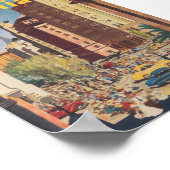 Affiche Vintage voyage Australie (Coin)