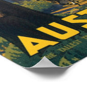 Affiche Vintage voyage Australie (Coin)