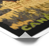 Affiche Vintage voyage Banff Canadian Rockies (Coin)