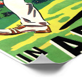 Affiche Vintage voyage d'Adélaïde Australie restau (Coin)