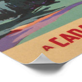 Affiche Vintage voyage de Banff Canada (Coin)