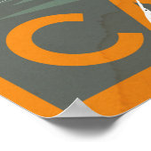 Affiche Vintage voyage de l'Alaska (Coin)