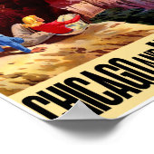 Affiche Vintage voyage des parcs nationaux des Éta (Coin)