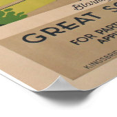 Affiche Vintage voyage d'Irlande (Coin)