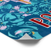 Affiche Vintage voyage du Carnaval de Panama resta (Coin)