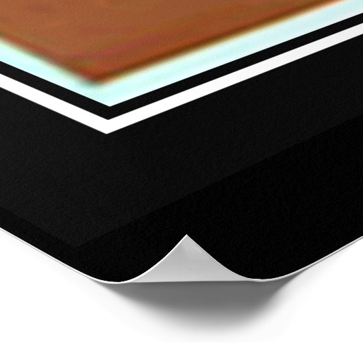 Affiche Vintage voyage du Texas (Coin)