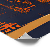 Affiche Vintage voyage en Thaïlande (Coin)