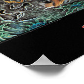 Affiche Vintage voyage indonésienne restaurée (Coin)