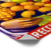 Affiche Vintage voyage mexicaine restaurée (Coin)