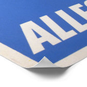 Affiche Vintage voyage pour Allegheny Airlines (Coin)