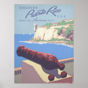 Affiche Vintage voyage pour la promotion de Porto