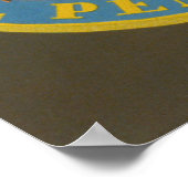 Affiche Vintage voyage Pour Le Cloître Ephrata (Coin)