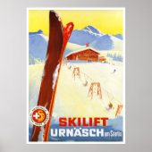 Affiche Vintage voyage Suisse restaurée (Devant)