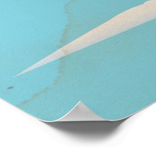 Affiche Vintage voyage Uruguay. (Coin)