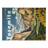 Affiche vintage Yosemite, Voyage (Devant)