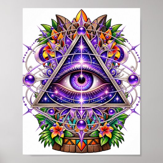 Affiche Violet Lunar Eye (Devant)