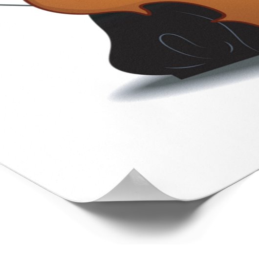 Affiche violoniste sans visage (Coin)